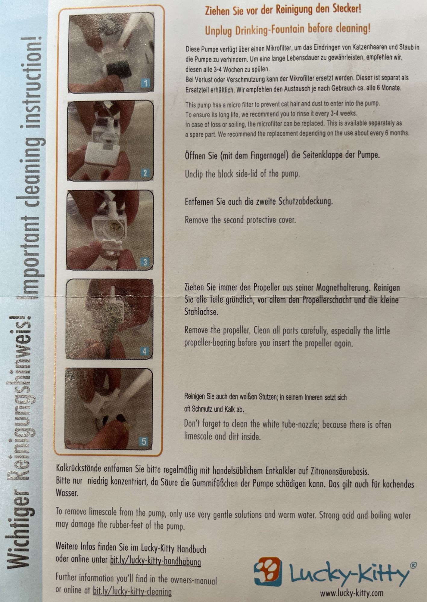 Mikro-Pumpe USB mit Adapter