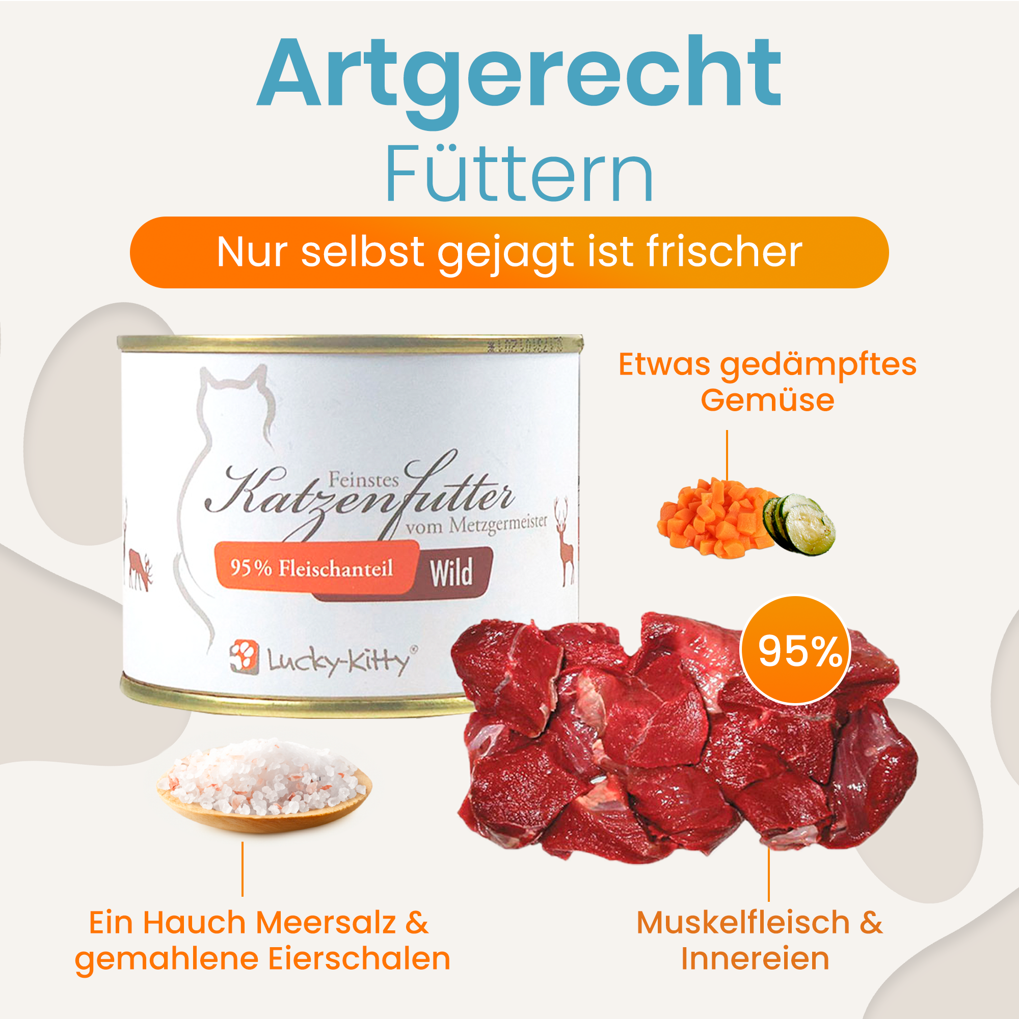 Allergie-Katzenfutter Wild Premium-Qualität