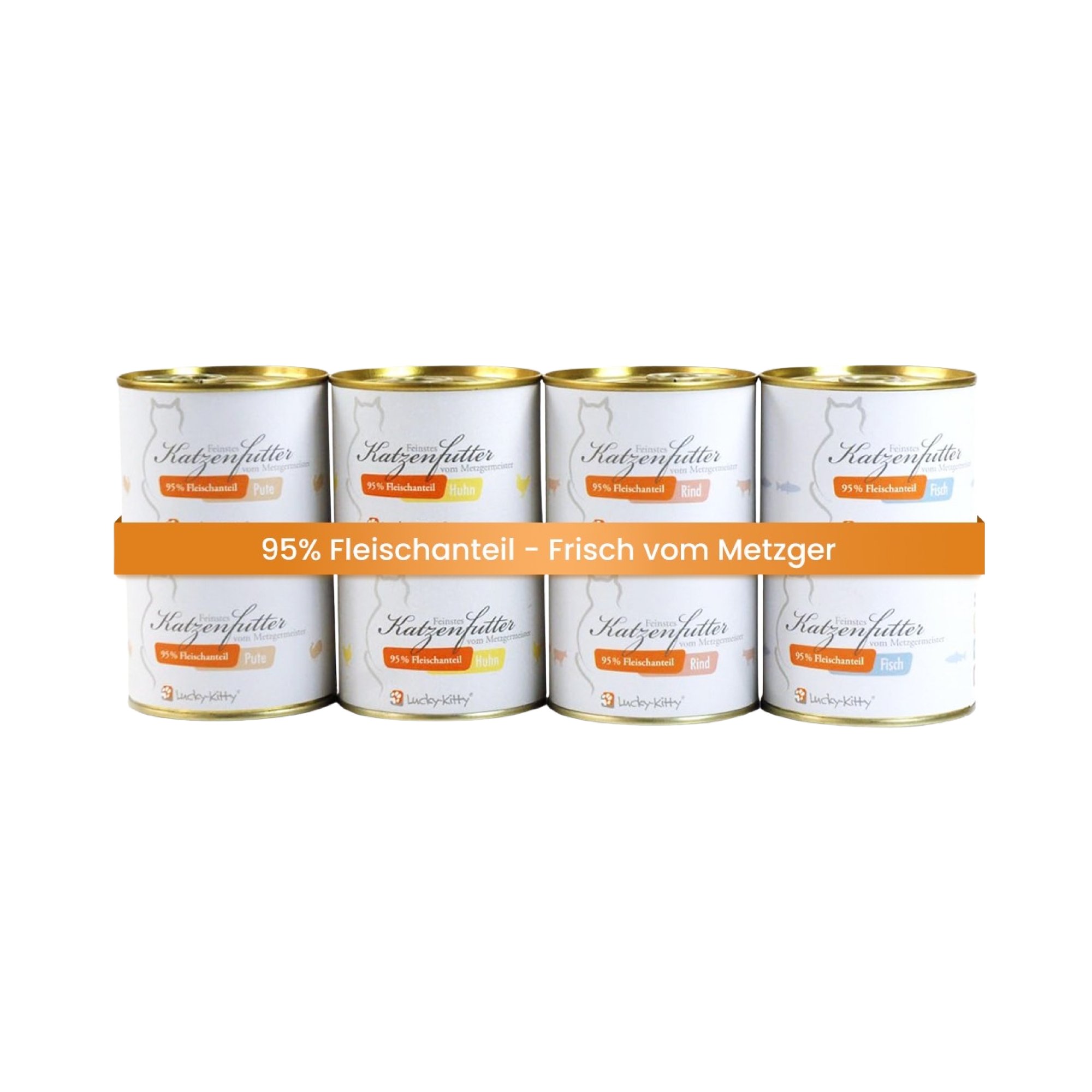 Cat Food Sample Set Premium Quality (8 x 200 grams = 1.6kg)
