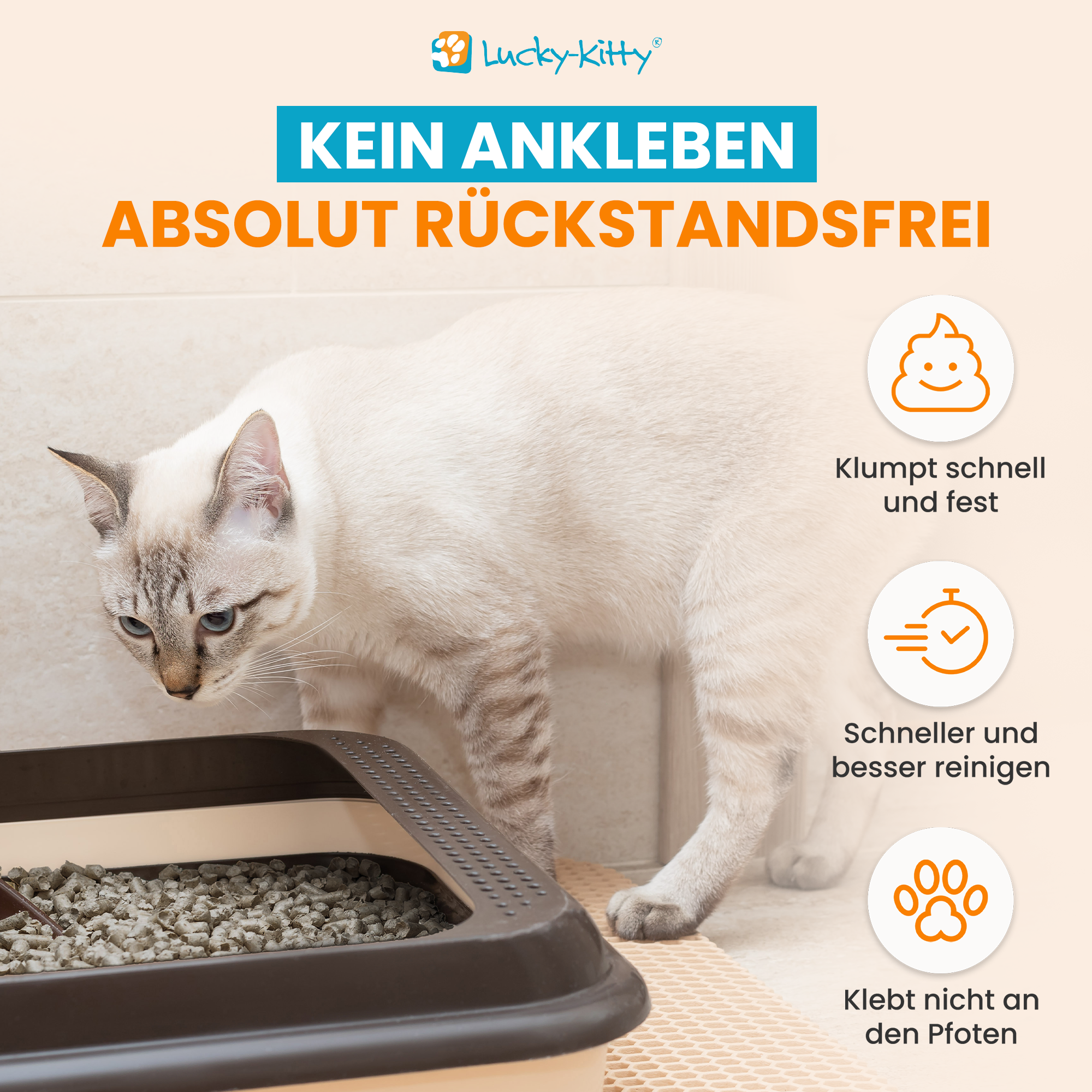 Katzenstreu "Natur pur" Grüner Tee