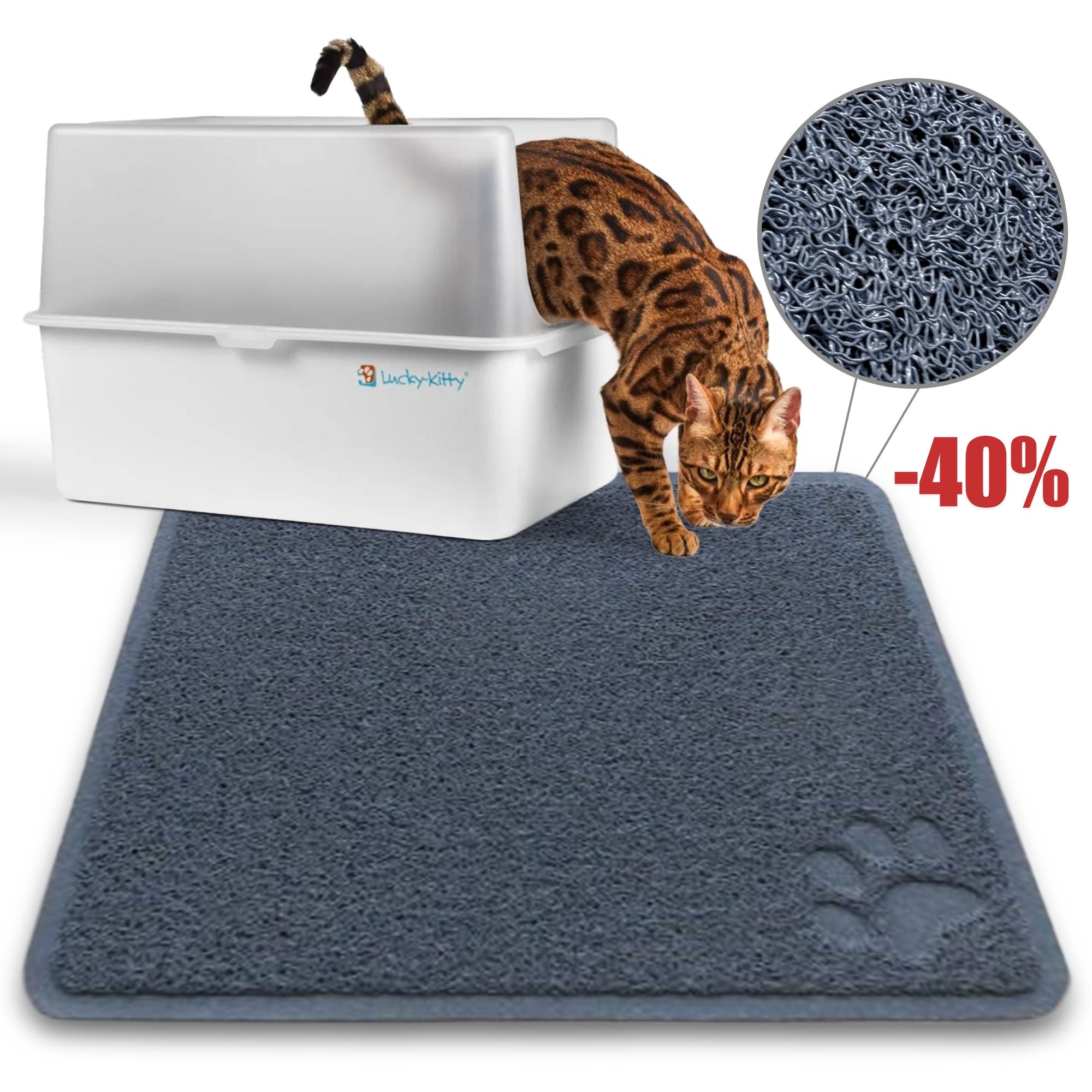 Katzenstreu-Matte Premium-Qualität