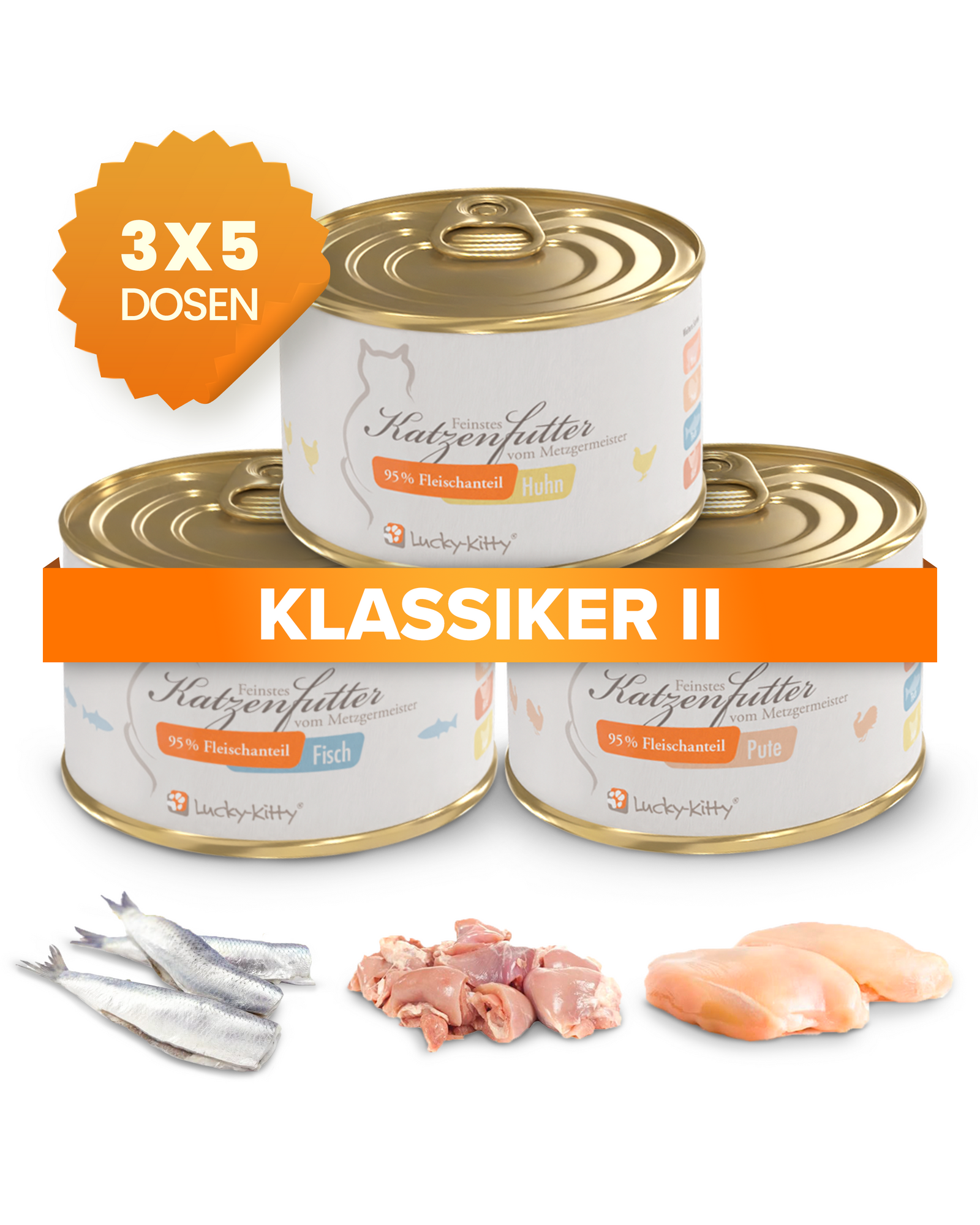 Cat Food Value Pack B "Classics II" (15 x 200 grams)