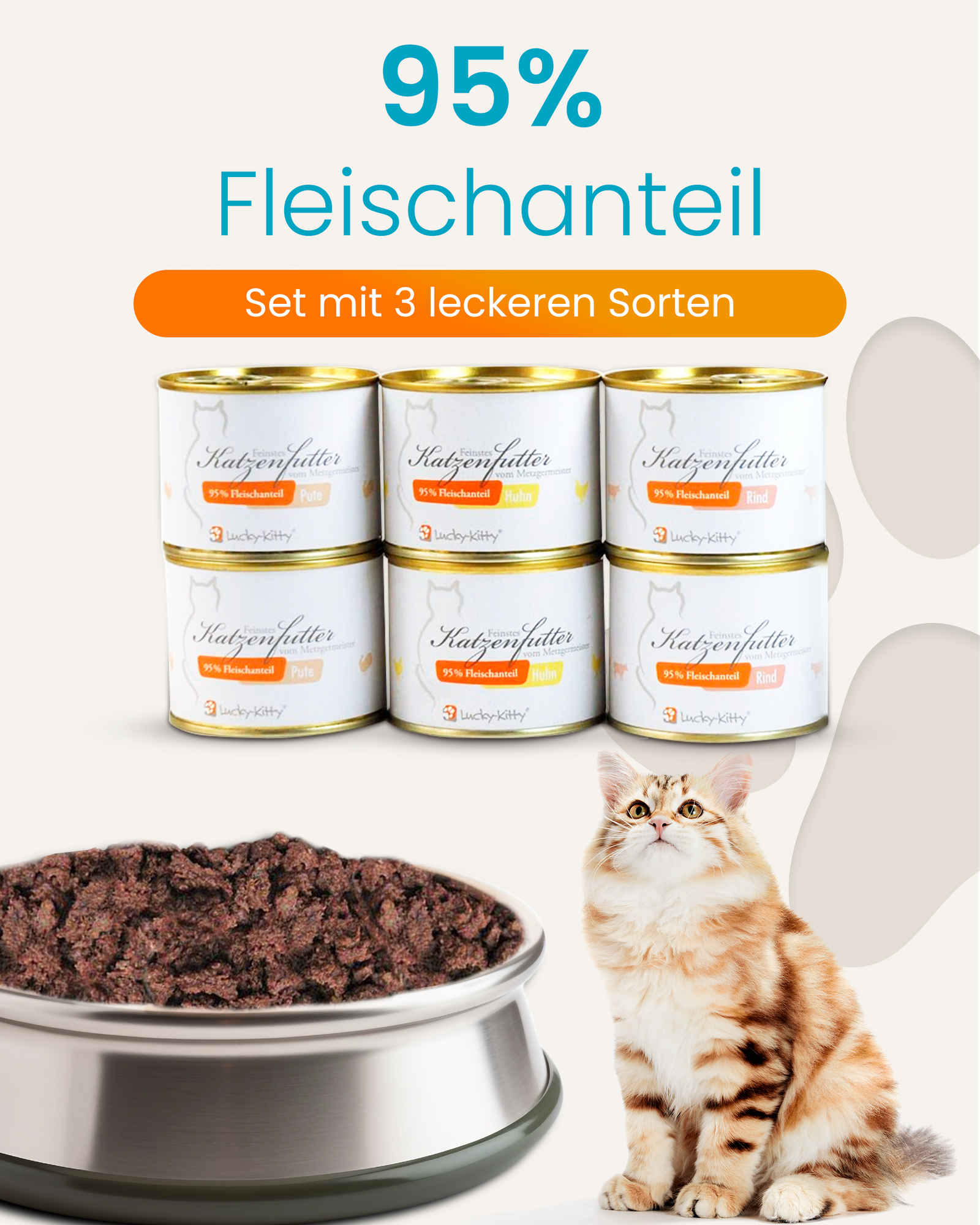 Katzenfutter Sparpaket A "Klassiker I" (15 x 200 Gramm)