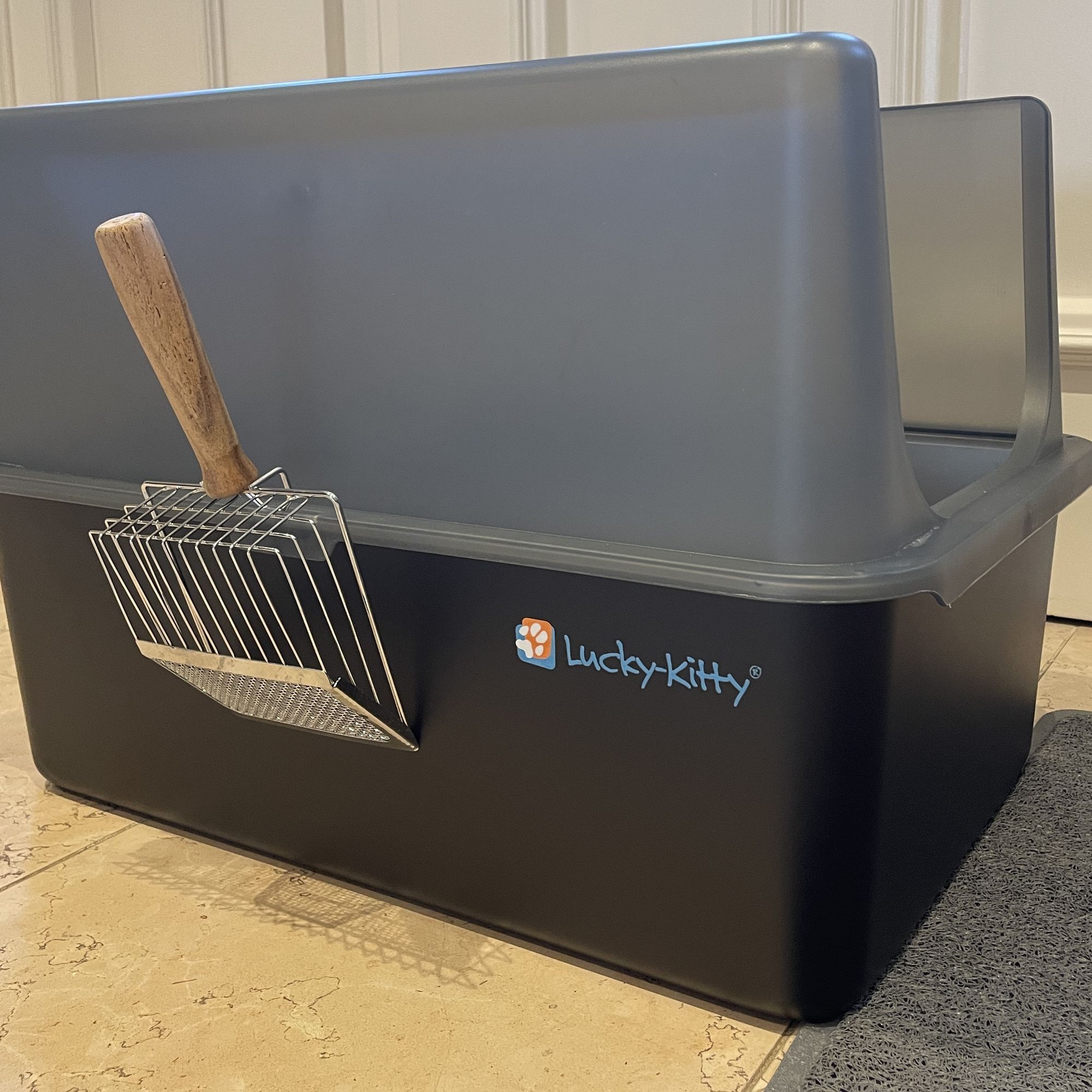 XXL Stainless Steel Cat Litter Box