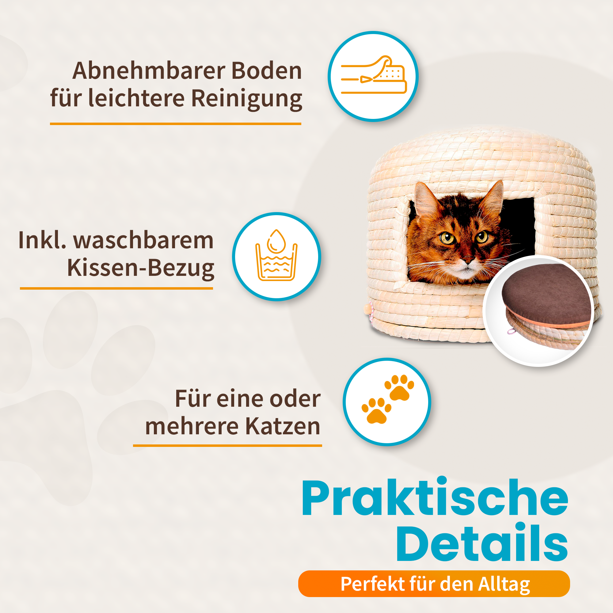 Cat basket "Neko-Chigura" (猫ちぐら) Traditionally Handmade