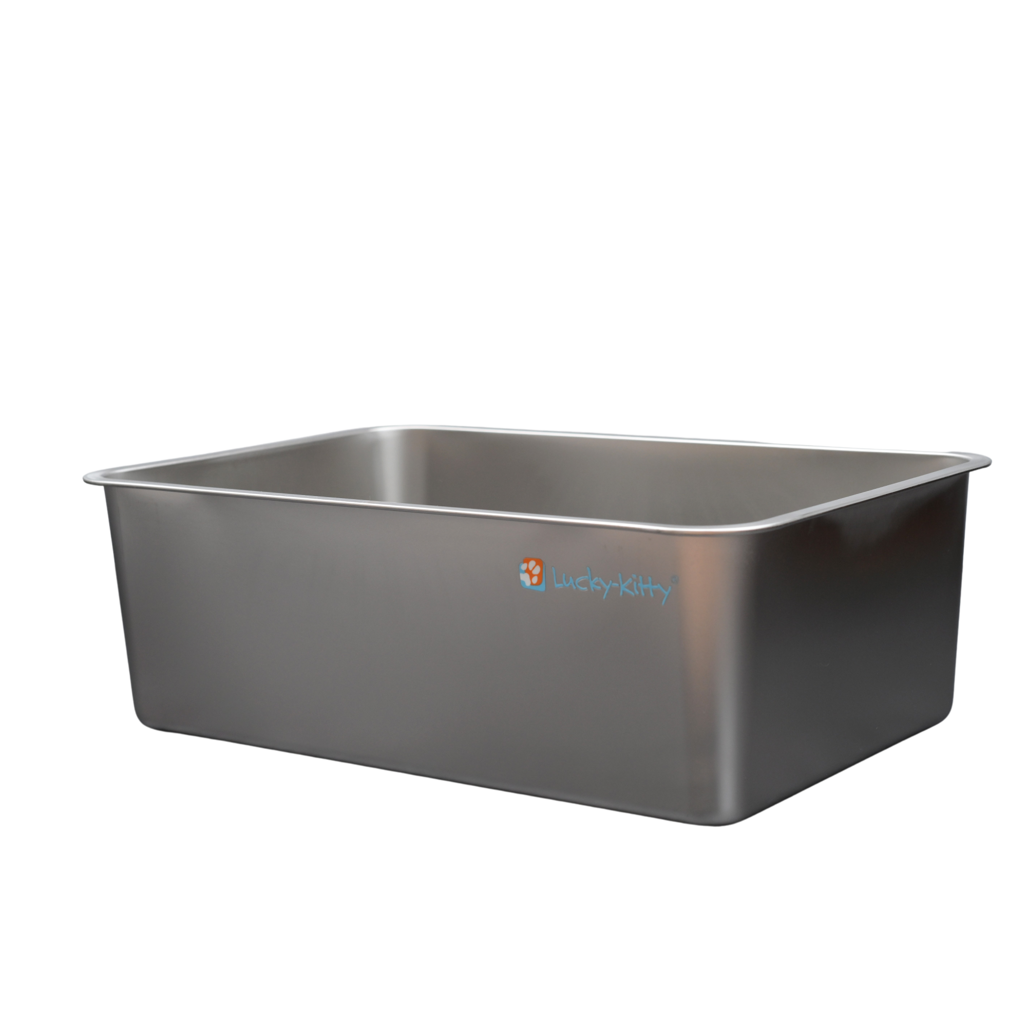 XXL Stainless Steel Cat Litter Box