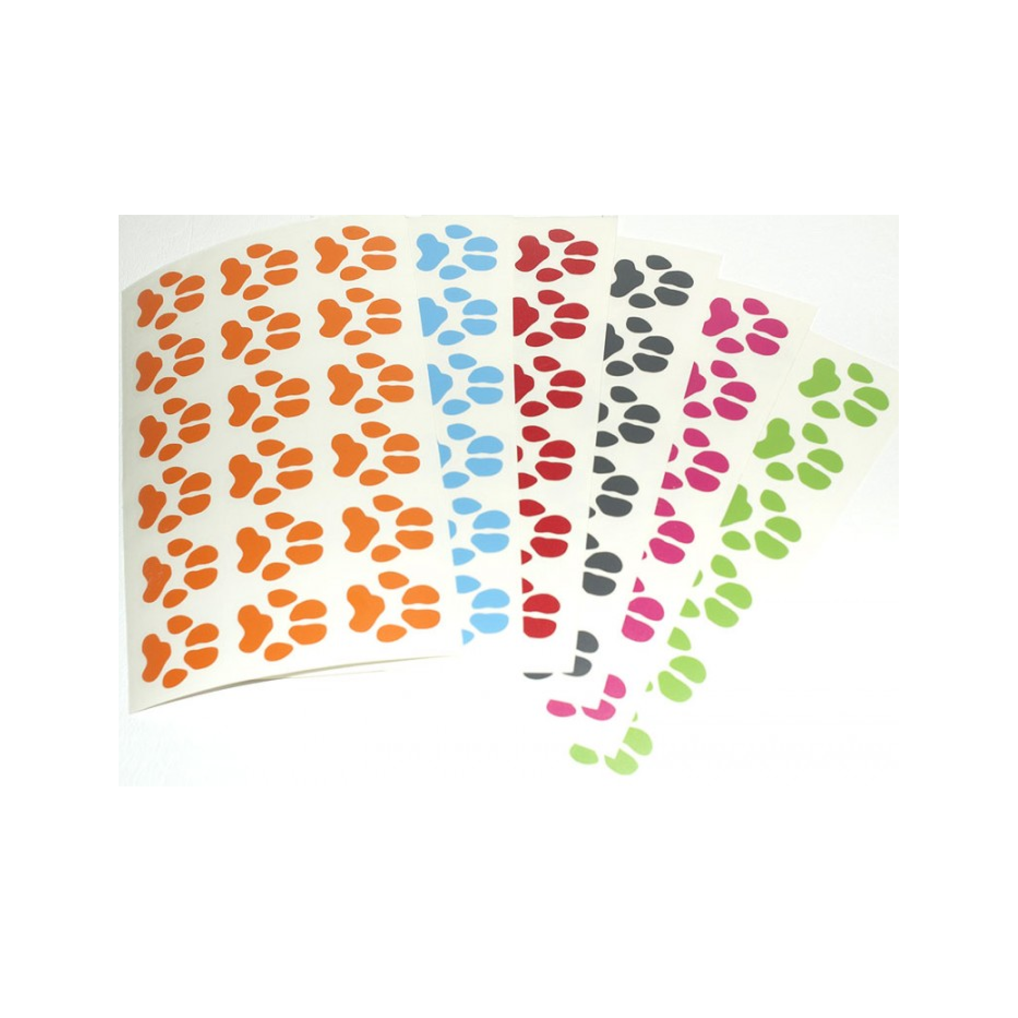 Cat Paw Stickers (18 pieces)