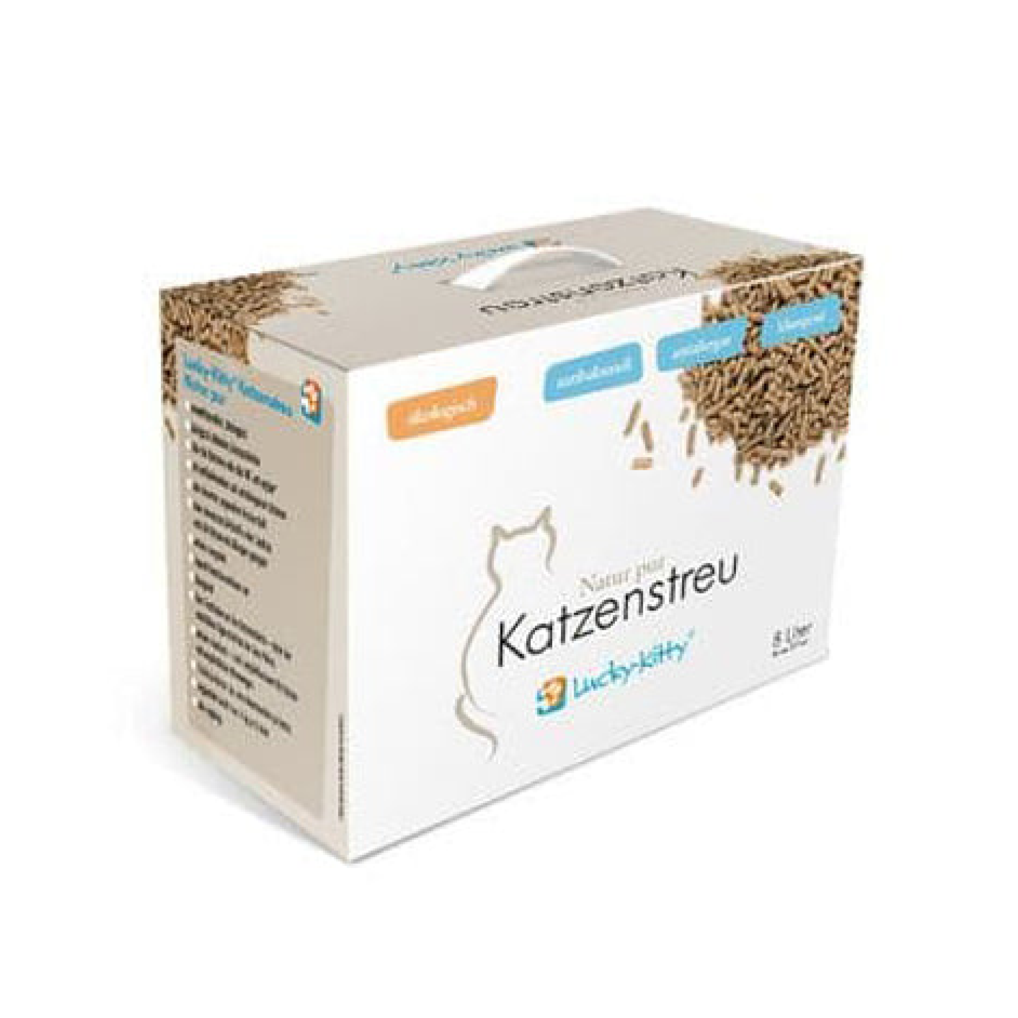 Cat litter "Natur Pur" - highly absorbent, antibacterial, ecological