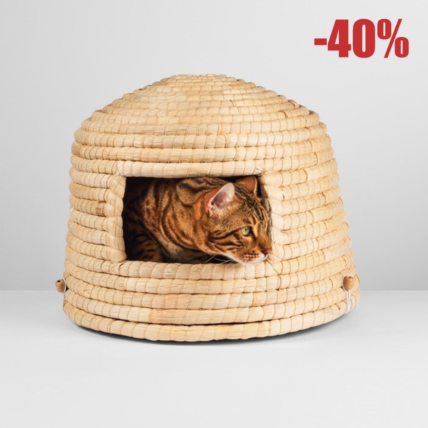 Katzenkorb "Neko-Chigura" (猫ちぐら) Traditionell Handgefertigt