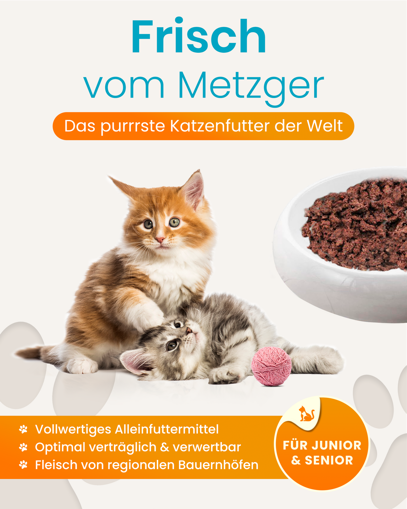 Katzenfutter Pute Premium-Qualität