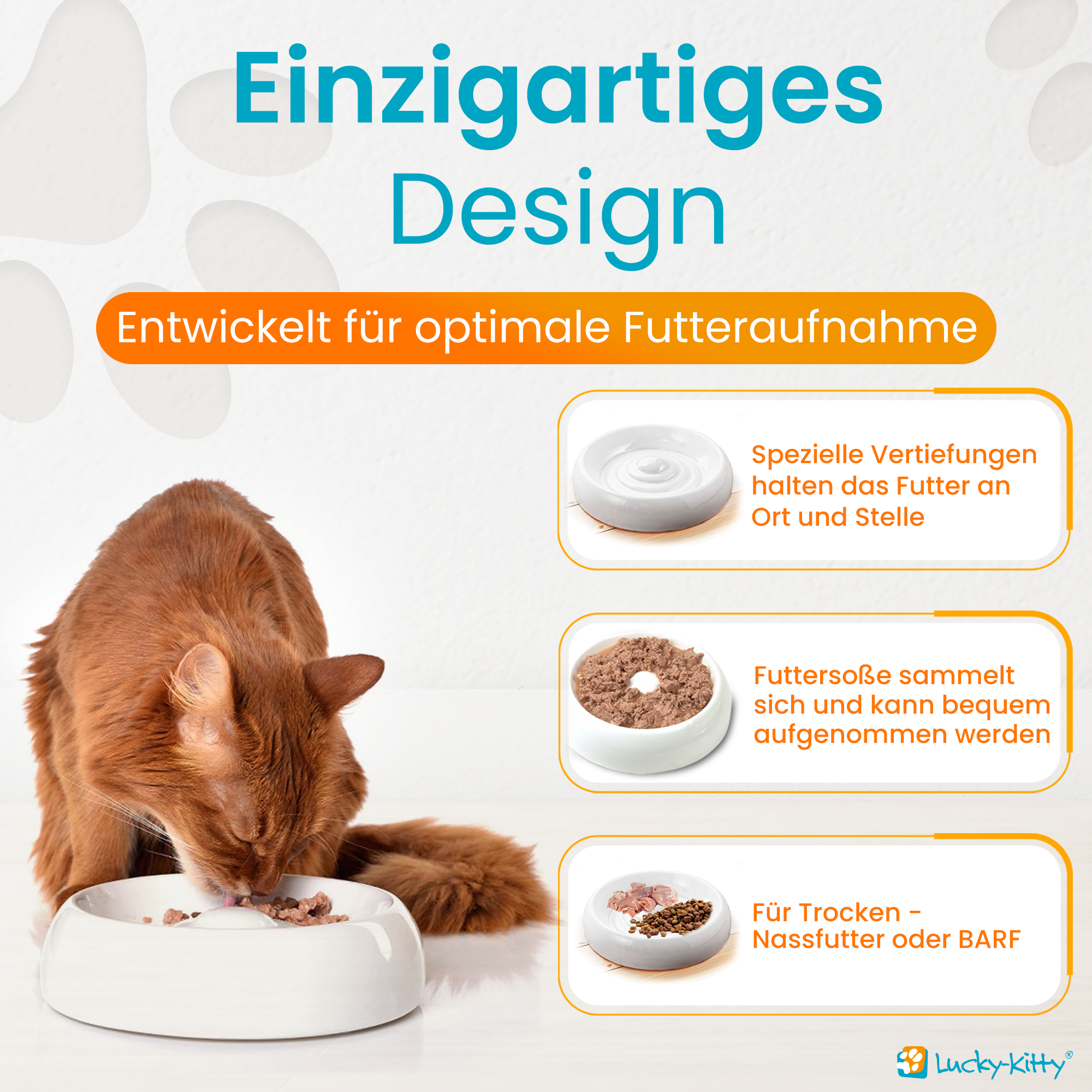 Katzennapf Keramik Premium-Qualität