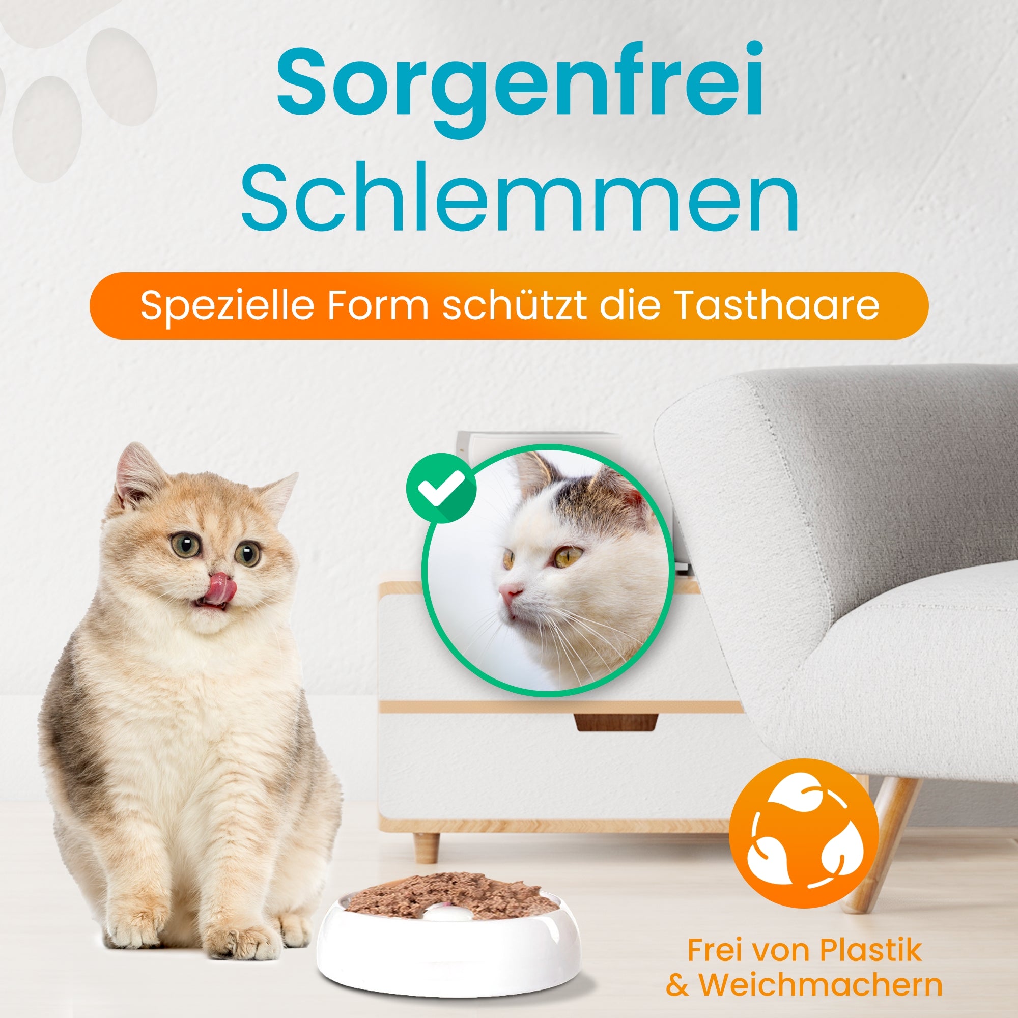 Katzennapf Keramik Premium-Qualität