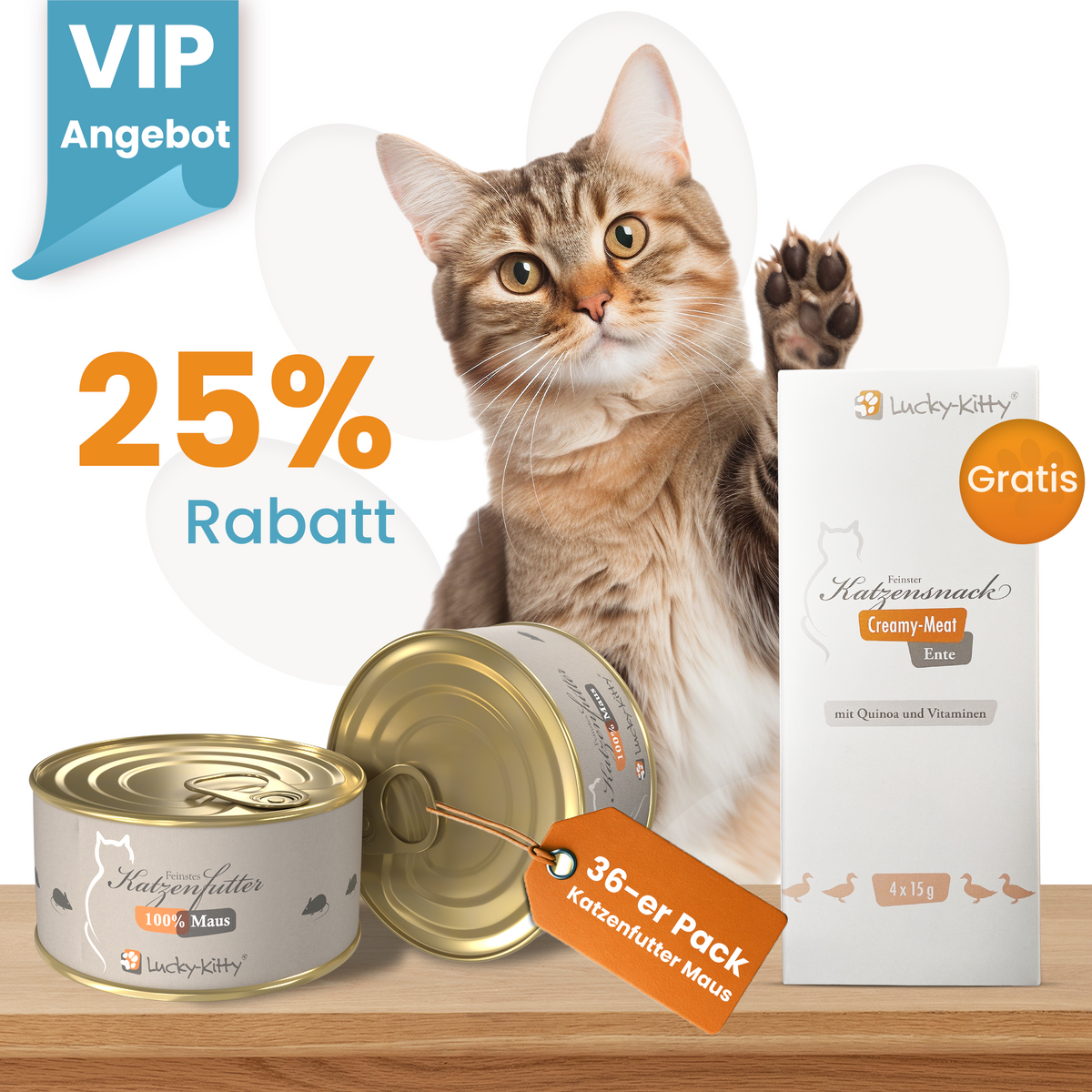 Katzenfutter Maus Pur VIP-Sparpaket (36 x 100g)